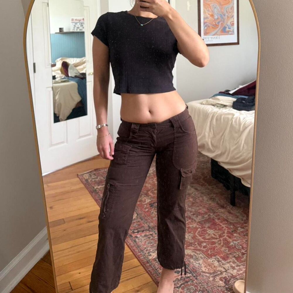 GUESS Jeans Brown Cargo Pants Size 27